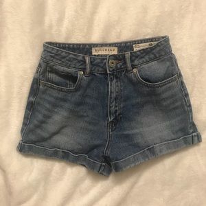 Pacsun high waisted denim shorts
